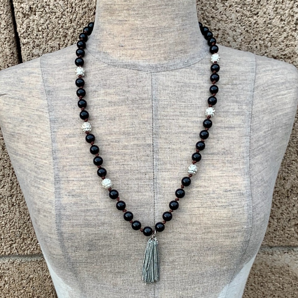 NWOT Lucky Star Jewels Shamballa Necklace